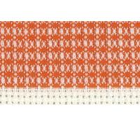 Canevas gaufré avec bordure en Aïda pour la broderie au point de croix, 50x70cm, 238139, orange