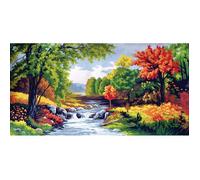 Canevas imprimé CDA - Temps d’automne 30x52 cm