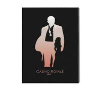 Canevas Imprimer Film Cinéma Agent Du Casino Royale 007=5905 Diy Installer 40x50cm Sur Toil