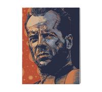 Canevas Imprimer Film Cinéma Bruce Willis=9569 Diy Installer 40x50cm Sur Toil