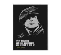 Canevas Imprimer Film Cinéma Citations Rocky Balboa=8988 Diy Installer 40x50cm Sur Toil
