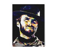 Canevas Imprimer Film Cinéma Clint Eastwood=4455 Diy Installer 40x50cm Sur Toil
