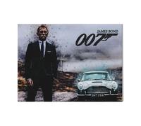 Canevas Imprimer Film Cinéma Daniel Craig 007=82 Diy Installer 40x50cm Sur Toil