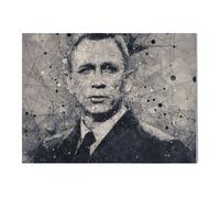 Canevas Imprimer Film Cinéma Daniel Craig=1213 Diy Installer 40x50cm Sur Toil