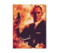 Canevas Imprimer Film Cinéma Daniel Craig=1329 Diy Installer 40x50cm Sur Toil