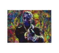 Canevas Imprimer Film Cinéma Daniel Craig=411 Diy Installer 40x50cm Sur Toil