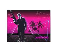 Canevas Imprimer Film Cinéma Daniel Craig Est 007=917 Diy Installer 40x50cm Sur Toil