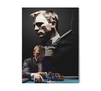 Canevas Imprimer Film Cinéma Daniel Craig James Bond=2050 Diy Installer 40x50cm Sur Toil