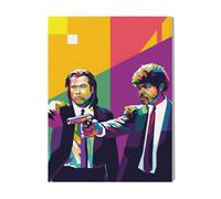 Canevas Imprimer Film Cinéma Film Pulp Fiction=4696 Diy Installer 40x50cm Sur Toil