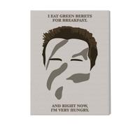 Canevas Imprimer Film Cinéma J'ai Très Faim=5439 Diy Installer 40x50cm Sur Toi