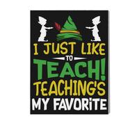 Canevas Imprimer Film Cinéma J'aime Juste Enseigner Teach=1668 Diy Installer 40x50cm Sur Toil