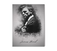 Canevas Imprimer Film Cinéma James Bond Europe=9897 Diy Installer 40x50cm Sur Toil