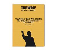 Canevas Imprimer Film Cinéma Jordan Belfort Citations=2549 Diy Installer 40x50cm Sur Toil