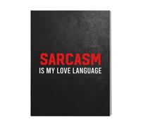 Canevas Imprimer Film Cinéma Le Sarcasme Est Mon Langage D'amour=3140 Diy Installer 40x50cm Sur Toil