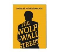 Canevas Imprimer Film Cinéma Loup De Wall Street=8798 Diy Installer 40x50cm Sur Toil