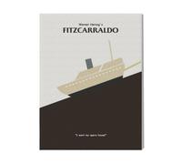 Canevas Imprimer Film Cinéma Mont Du Navire Fitzcarraldo=984 Diy Installer 40x50cm Sur Toil