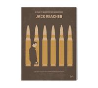 Canevas Imprimer Film Cinéma No1176 Mon Jack Reacher=1142 Diy Installer 40x50cm Sur Toil