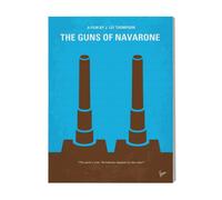 Canevas Imprimer Film Cinéma No168 Mon Affiche De Film Minimale Les Armes De Navarone A B...=4817 Diy Installer 40x50cm Sur Toil