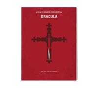 Canevas Imprimer Film Cinéma No263 Mon Affiche De Film Minimale Dracula Le Vampire Vient...=9328 Diy Installer 40x50cm Sur Toil