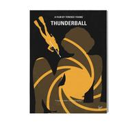 Canevas Imprimer Film Cinéma No277007 Mon Thunderball=9123 Diy Installer 40x50cm Sur Toil