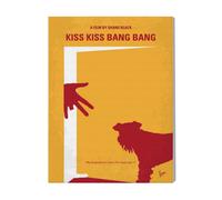 Canevas Imprimer Film Cinéma No452 My Kiss Kiss Bang Bang Affiche De Film Minimale A Mu ...=5950 Diy Installer 40x50cm Sur Toil