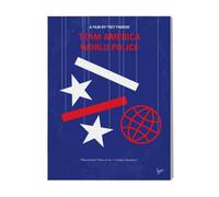 Canevas Imprimer Film Cinéma No475 My Team America Minimal Movie Poster Populaire Bro ...=7167 Diy Installer 40x50cm Sur Toil