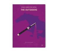 Canevas Imprimer Film Cinéma No590 Mon Affiche De Film Minimale The Outsiders The Rivalr...=4937 Diy Installer 40x50cm Sur Toil