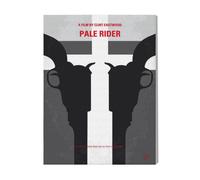 Canevas Imprimer Film Cinéma No640 My Pale Rider Minimal Movie Poster Un Mystérieux...=5099 Diy Installer 40x50cm Sur Toi