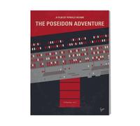 Canevas Imprimer Film Cinéma No679 Mon Affiche De Film Minimale The Poseidon Adventure A...=4724 Diy Installer 40x50cm Sur Toil