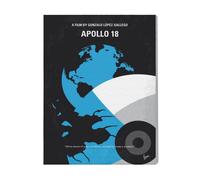 Canevas Imprimer Film Cinéma No873 Mon Affiche De Film Minimale Apollo 18=2235 Diy Installer 40x50cm Sur Toil