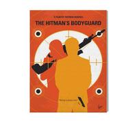 Canevas Imprimer Film Cinéma No926 Mon Film Minimal The Hitmans Bodyguard Poste=8403 Diy Installer 40x50cm Sur Toil