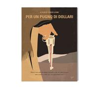 Canevas Imprimer Film Cinéma O721 Mon Affiche De Film Minimale Pour Une Poignée De Dollars Par...=4384 Diy Installer 40x50cm Sur Toi