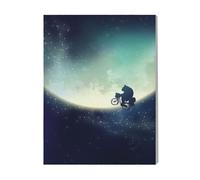 Canevas Imprimer Film Cinéma Panda Au Ciel Étoilé De La Lune=1059 Diy Installer 40x50cm Sur To