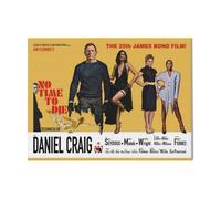 Canevas Imprimer Film Cinéma Pas Le Temps De Mourir 2=628 Diy Installer 40x50cm Sur Toil