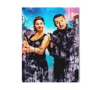 Canevas Imprimer Film Cinéma Raid Dingue=3023 Diy Installer 40x50cm Sur Toil