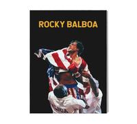 Canevas Imprimer Film Cinéma Rocky Balboa Pop Art=55 Diy Installer 40x50cm Sur Toil
