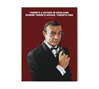 Canevas Imprimer Film Cinéma Sean Conneryjames Bond=6180 Diy Installer 40x50cm Sur Toil