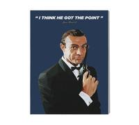 Canevas Imprimer Film Cinéma Sean Conneryjames Bond=9099 Diy Installer 40x50cm Sur Toil