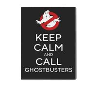 Canevas Imprimer Film Cinéma Sos Fantômes Gardez Votre Calme=7122 Diy Installer 40x50cm Sur Toi