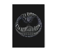 Canevas Imprimer Film Cinéma Typographie De Jack Skellington=168 Diy Installer 40x50cm Sur Toil