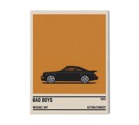 Canevas Imprimer Film Cinéma Voiture Du Film Bad Boys=4061 Diy Installer 40x50cm Sur Toil