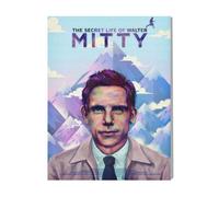 Canevas Imprimer Film Cinéma Walter Mitty Cette Affiche Est Une ?uvre D'art Que J'ai Créée En Tant Que...=6161 Diy Installer 40x50cm Sur T
