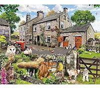 Canevas kit complet,Ferme de campagne,11CT adulte kit canevas complet avec fils,debutant broderie point de croix imprimé,40x50cm