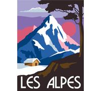 Canevas Margot Les Alpes 40x30cm - Mrcu722351