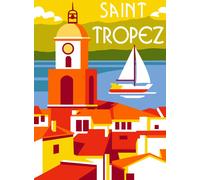Canevas Margot Saint Tropez 40x30cm - Mrcu722371