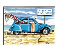 Canevas Pénélope Antique Attention À La Marée 30x40cm - Mrcu722226