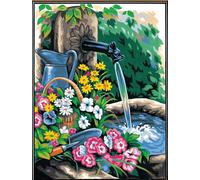 Canevas Pénélope Antique La Fontaine 40x50cm