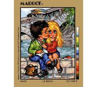 Canevas Pénélope Antique Le Bisou 40x50cm - Mrc1531408