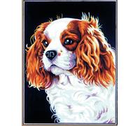 Canevas Pénélope Antique Le cavalier King Charles 30x40cm - MRCU722262