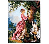 Canevas Pénélope Antique Le Chiffre D'amour Fragonard 50x65cm - Mrc1333274